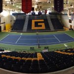 tennis court inside